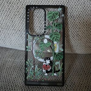 Casetify Black and Green Cat Phone Case